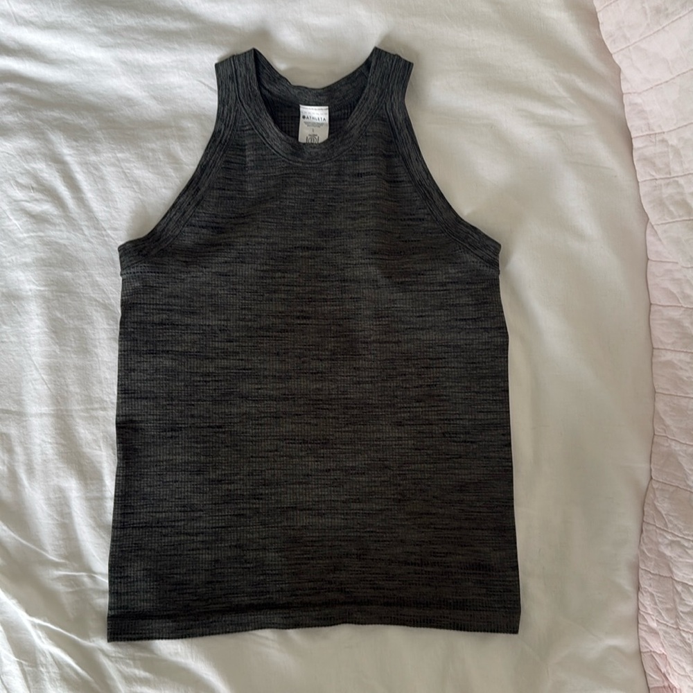 Athleta Renew Seamless tank - moss green heather